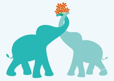Elephants and Marigolds Logo
